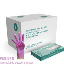 Alternative view of Pink TPE Hybrid Gloves 2.0g Medium