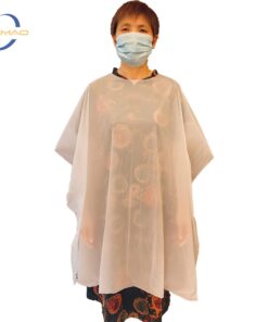 Alternative view of Disposable Haircut Apron PE Waterproof Barber Apron