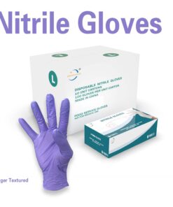 Purple Nitrile Gloves