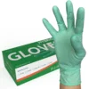 Eco-Friendly Green Latex Gloves - 9.5