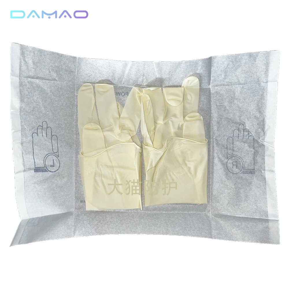 Sterile Latex Surgical Gloves Powder-Free Sizes 6-9 - Image 3