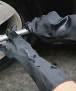 Alternative view of Industrial Latex-Neoprene Gloves Black Heavy Duty