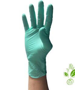 Biodegradable Nitrile Gloves,Green,4mil