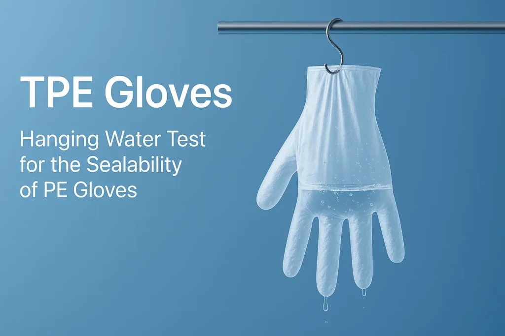 Hanging Water Test for TPE Gloves: A Guide to Ensuring Sealability