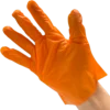 Orange TPU Gloves