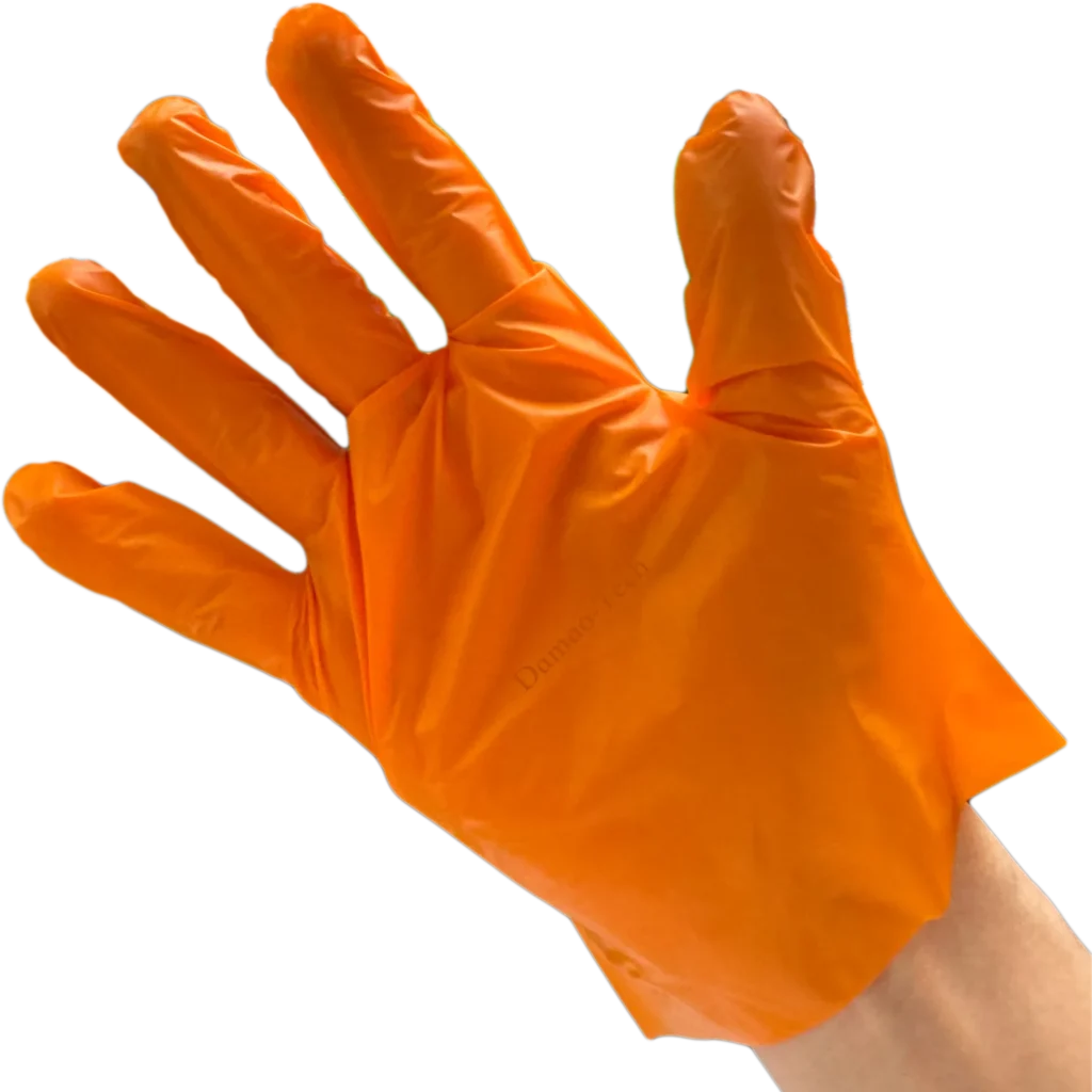 Orange TPU Gloves