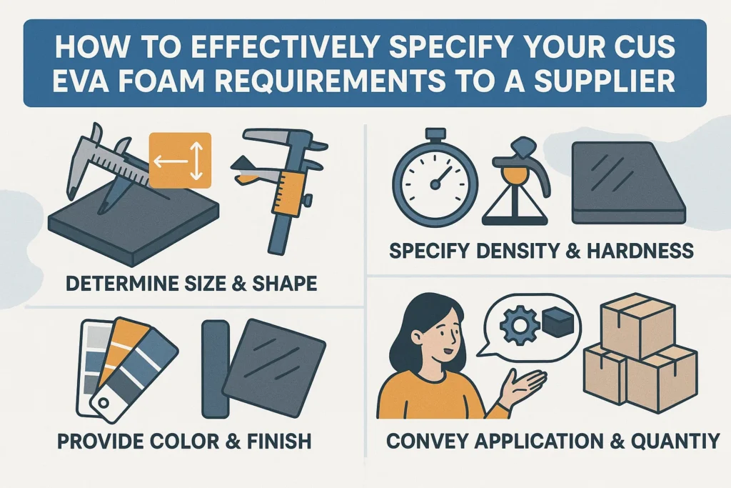 How to Specify Custom EVA Foam: A Professional's Guide