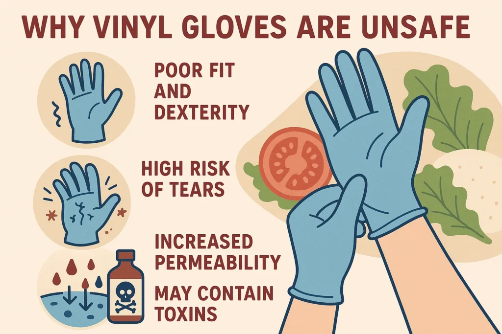 Why Vinyl Gloves Are Unsafe & What to Use Instead