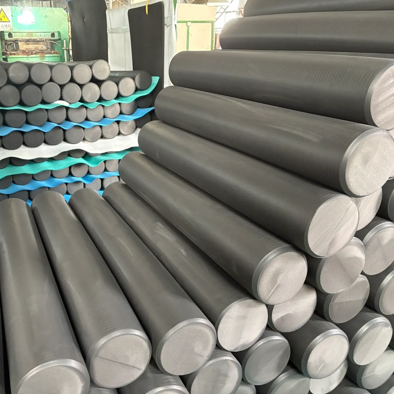 EVA foam rollers ready for shipment